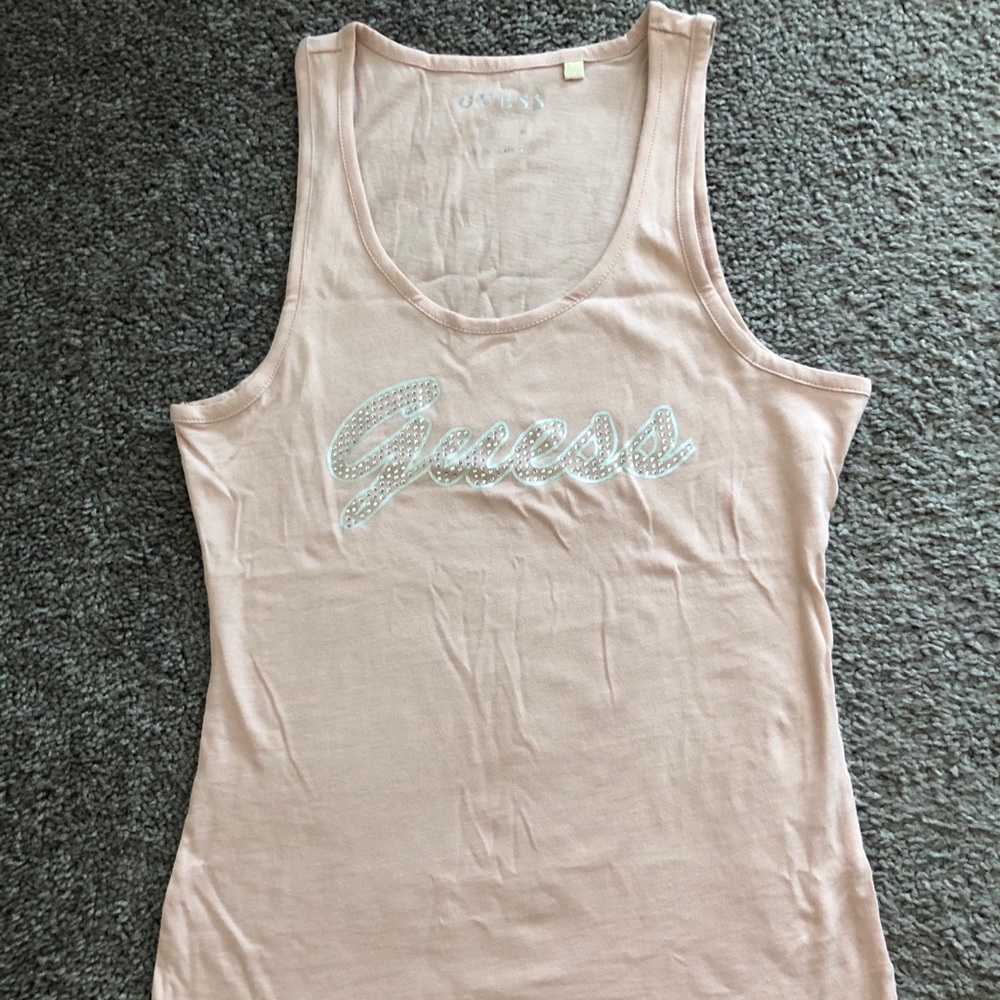 Guess Tank Top Logo Size Small BRAND NEW